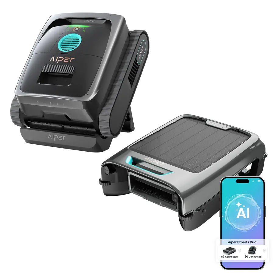 (2026 Nuevo) AIPER Experts Dúo: Robot limpiafondos Scuba V3 & EcoSurfe