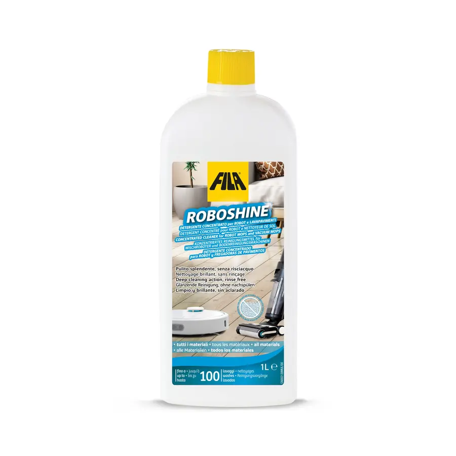 FILA Solutions ROBOSHINE Detergente Robot Fregasuelos Gres Parquet
